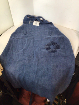 Serena & Lily Blue Cotton Apron