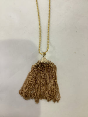 Gold Tassel Necklace