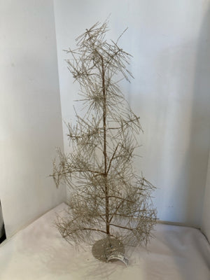 Silver Twig Glitter Tree Holiday Item