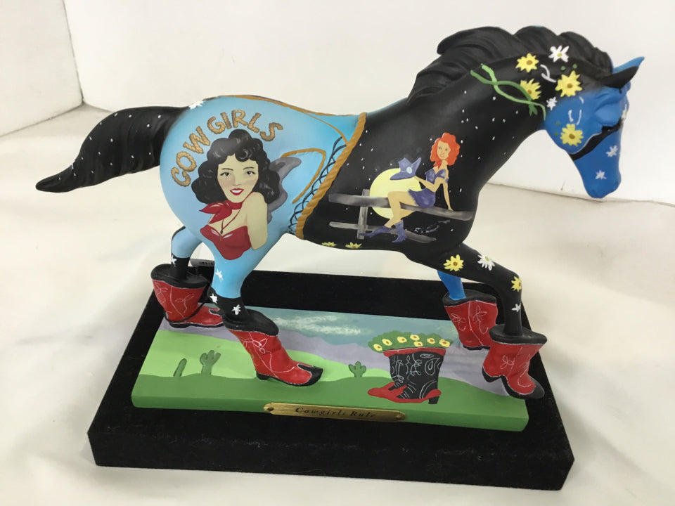 Multi-Color Horse Figurine