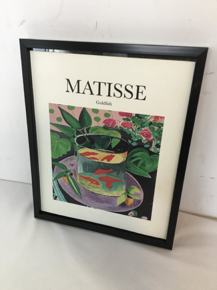 Multi-Color Goldfish Framed Art