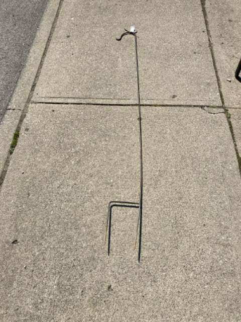 Black Iron Outdoor/Outside Shepard's Hook