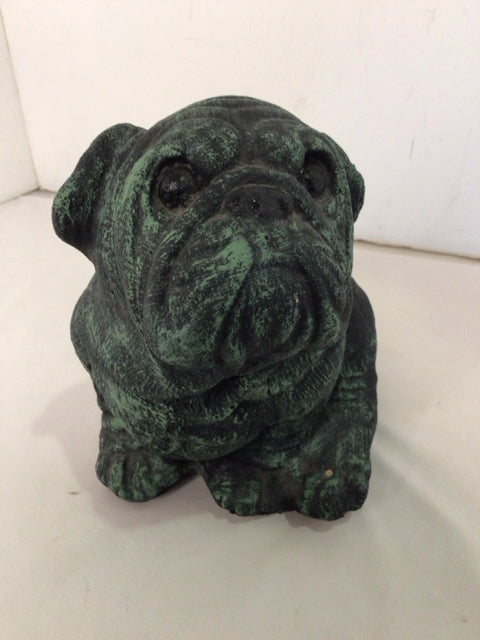 Green Cement Dog Garden Access.