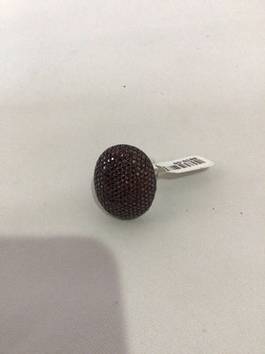 Brown Rhinestone Ring