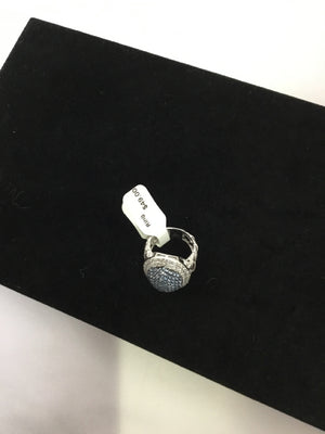 Blue Rhinestone Ring