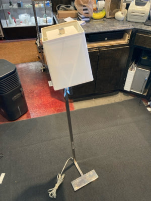 Floor Silver Metal Lamp