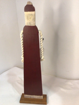 Red/white Wood Santa Holiday Item