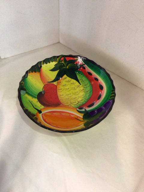Mexican Bright Clay Fruit Bowl
