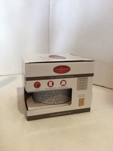 Electric Gray Warmer Candle Holder