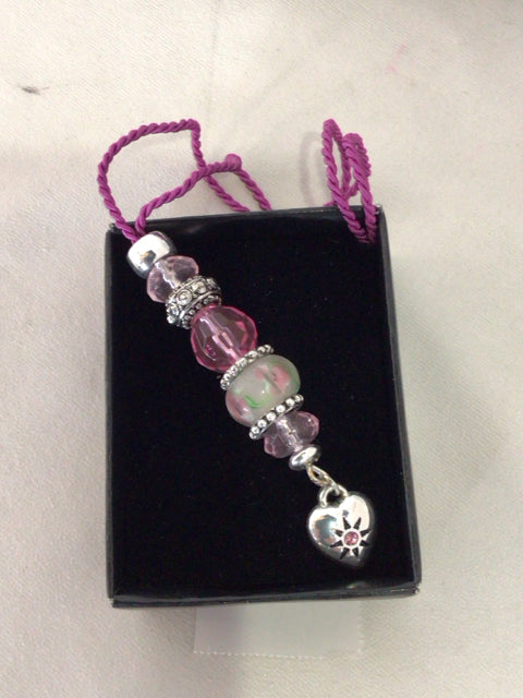 Avon Pink Beaded Necklace