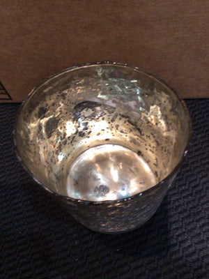 Mercury Glass Candle Holder