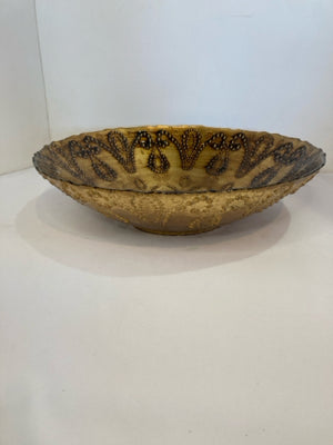 Gold Glass Bowl
