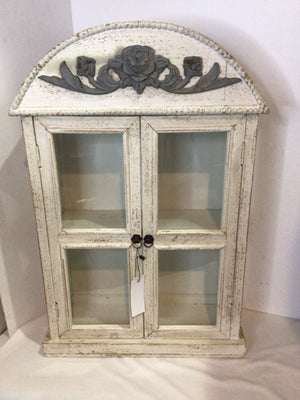 White Wood 2 Door Cabinet
