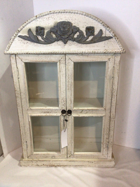 White Wood 2 Door Cabinet