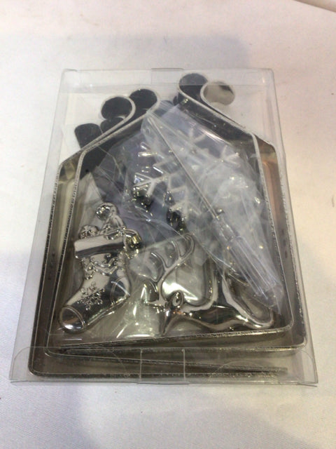 Stocking Hanger Silver NEW Holiday Item