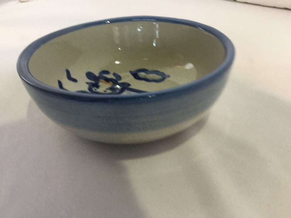 Gray/Blue Pottery Bowl