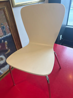 Land of Nod Children's 2 Chairs Red/white Table & Chairs