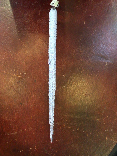 Hanging Clear Acrylic Icicle Holiday Item