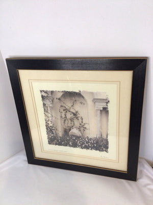 Sepia Urn Signed Framed Art