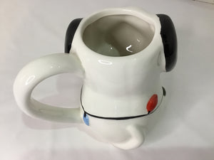Target Christmas White/Black Ceramic Mug Dog Holiday Item