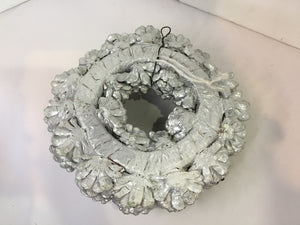 Wreath Silver Pine Cone Holiday Item
