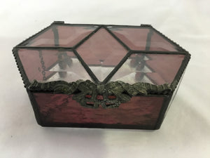 Leaded Glass Purple Box