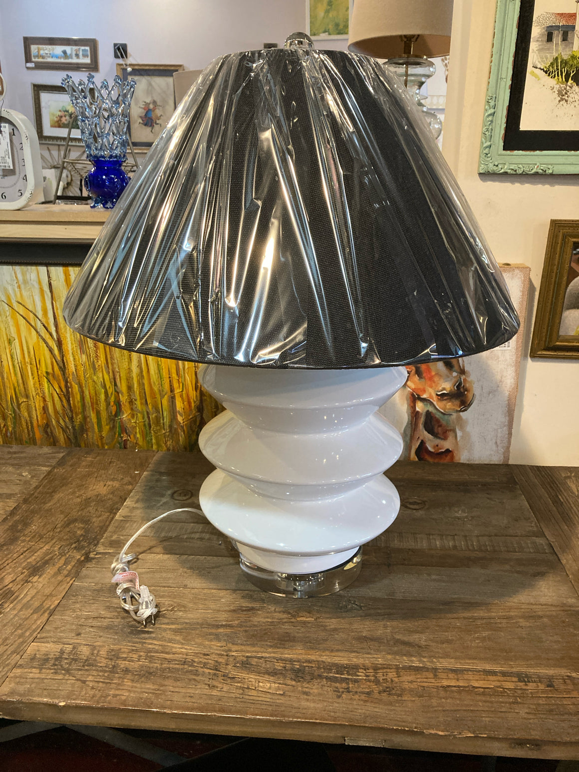 White Ceramic Lamp