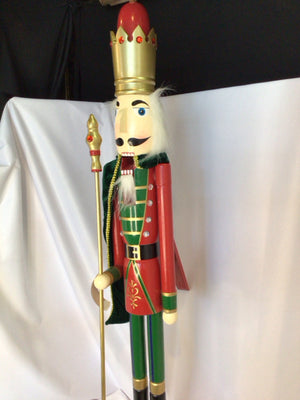 Nutcracker Red/Multi Wood Holiday Item