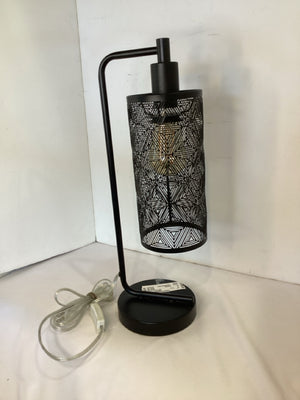 Black Metal Cut Out Lamp