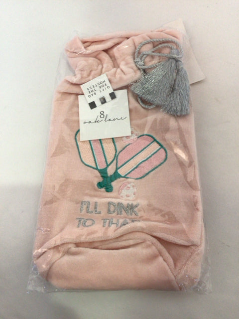 8 Oak Lane Velvet Pink Bag