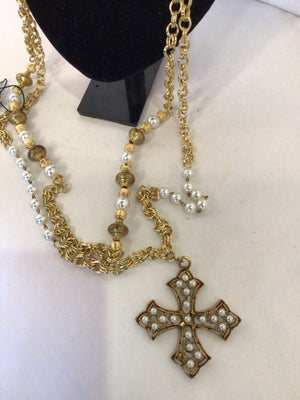 Gold Cross Necklace