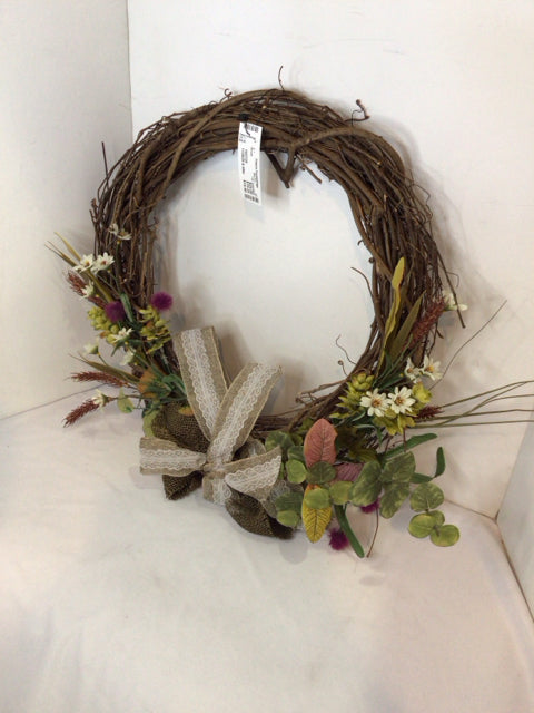 Fall Brown/Multi Wreath Wreath