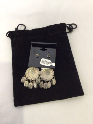 Silver Sun Earrings