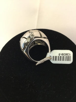 Silver Rhinestone Ring