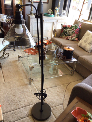 Floor Black Metal Lamp