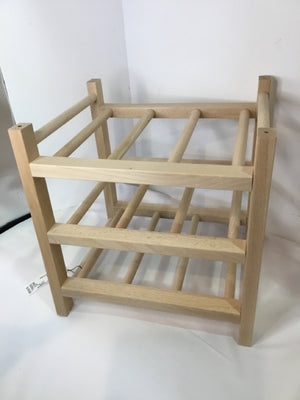 IKEA Table Top Light Wood Wine Rack