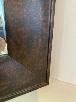 Accent Aged Copper Metal Beveled Mirror