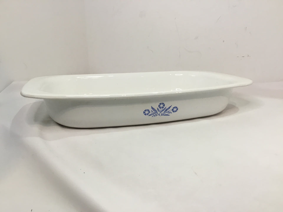 Corningware White Ceramic Roaster