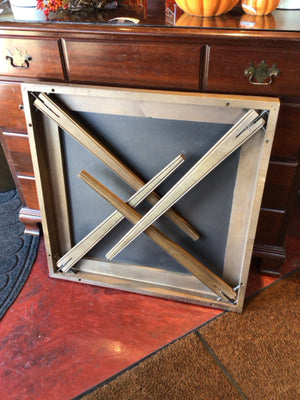 Folding Wood Brown Table