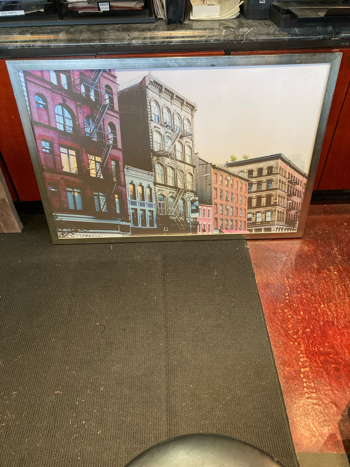 Poster City Scape Framed Art