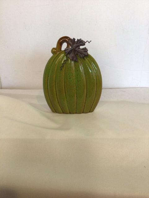 Pumpkin Green Ceramic Holiday Item