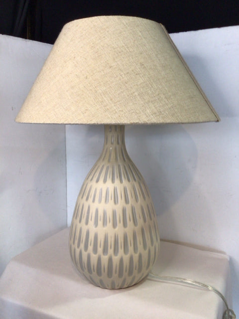 Cream Ceramic Lamp