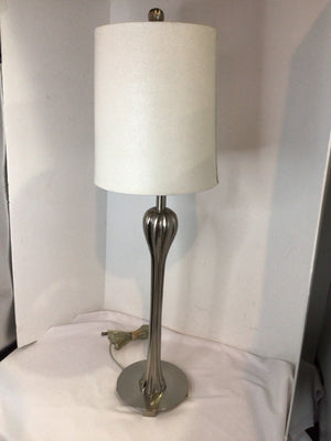 Silver Metal Thin Lamp