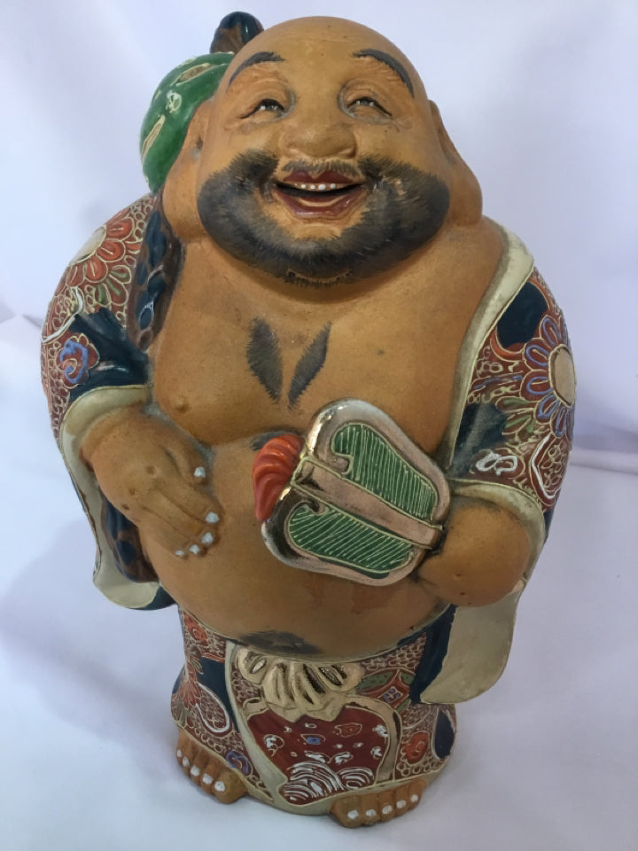 Vintage Ceramic Buddha Statue