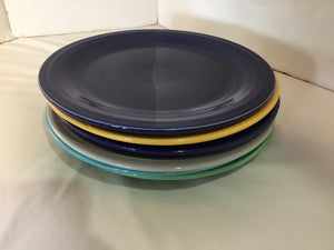Fiesta Vintage Set of 6 Multi Stoneware Plate Set