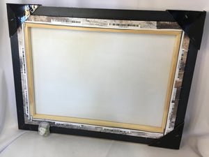 Modern Tan/White Framed Art