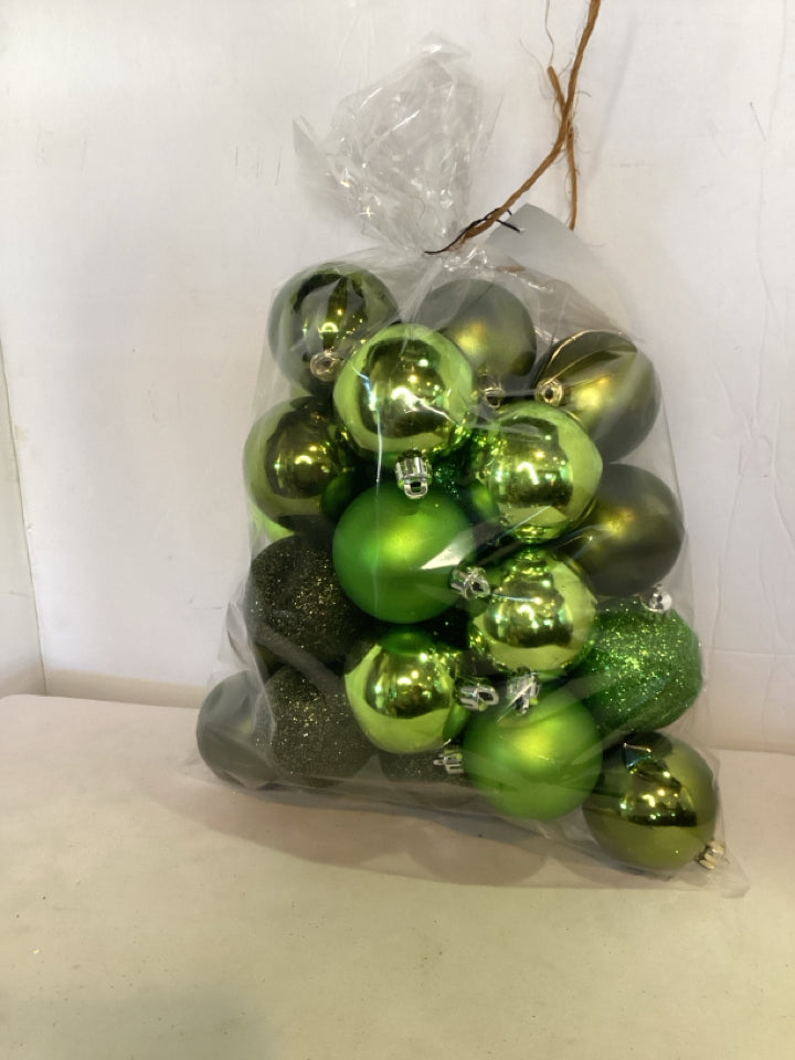 Ornament Green Holiday Item