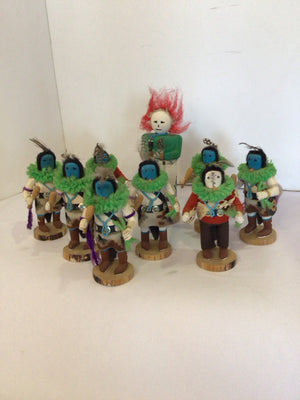 Bag of White Kachina Figurine