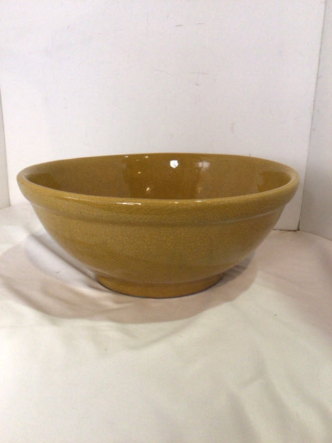 Gold Ceramic Crackle Bowl