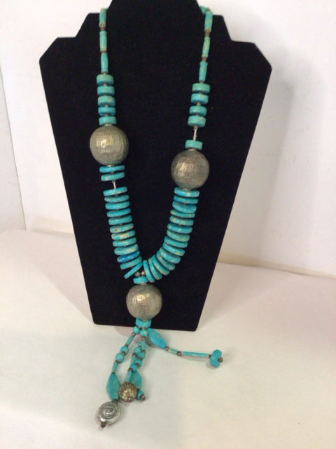 Turquoise Beaded Necklace